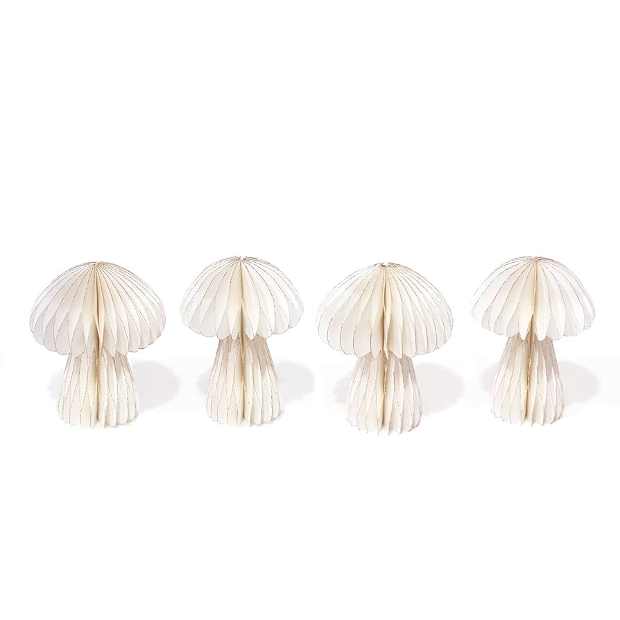 Amazon.com: LampLust Mushroom Decor, 4 Pack White Honeycomb